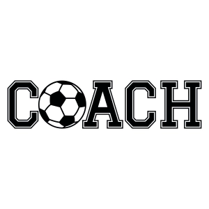 Football Coach SVG, Soccer Coach SVG Vector Files Soccer SVG