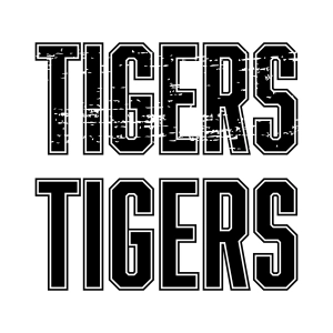 Tigers SVG Cut Files, Mascot SVG Shirt Design Football SVG