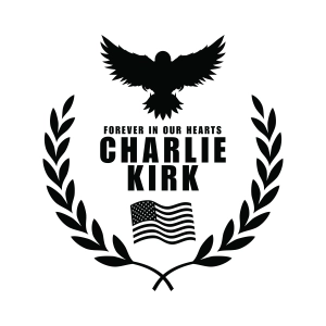 Forever In Our Hearts Charlie Kirk SVG, Memorial SVG USA SVG