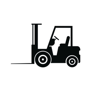 Forklift SVG, Forklift Silhouette Car SVG
