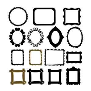 Frame Bundle SVG, Frame SVG Files Download Shapes