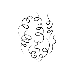 Free Birthday Ribbon Decoration SVG, Instant Download Free SVG
