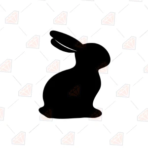 Free Bunny SVG Cut File, Bunny Instant Download Svg
