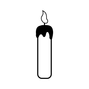 Free Cake Candle SVG Cut & Clipart File, Instant Download Free SVG