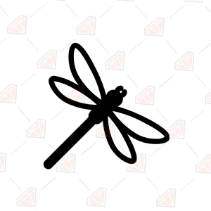 Free Dragonfly SVG Design