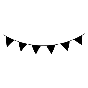 Free Flag Party Banner SVG, Instant Download Free SVG