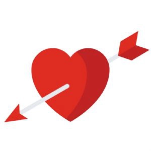 Free Heart With Arrow SVG, Free Heart Instant Download Free SVG