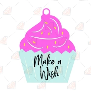 Free Make A Wish SVG Door Hanger from Cupcake Free SVG