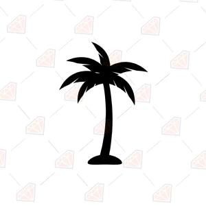 Free Palm Tree SVG Cut File
