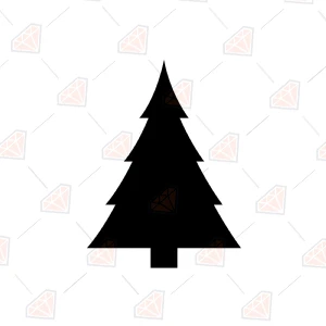 Free Pine Tree SVG Cut File, Pine Tree Instant Download Svg