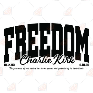 Freedom Charlie Kirk SVG, 1993-2025 SVG USA SVG