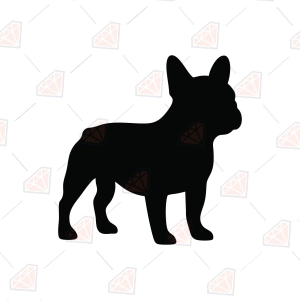 French Bulldog Silhouette SVG – French Dog Cut File