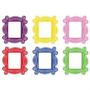 Friends Frame Bundle SVG, Friends Frame SVG Files Shapes