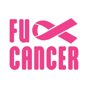 Fuck Cancer SVG with Ribbon Cancer Day SVG