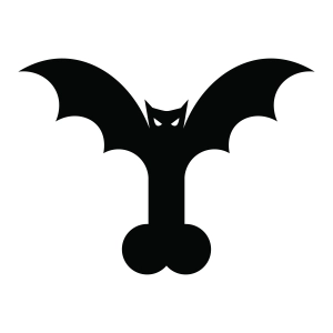 Funny Bat SVG, Inappropriate Halloween Cut File for Cricut & Silhouette Funny SVG