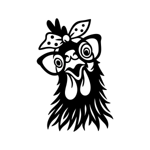 Funny Chicken SVG Funny SVG