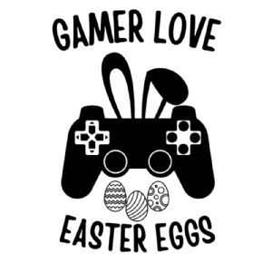 Gamer Love Easter Eggs SVG, Happy Easter SVG Easter Day SVG