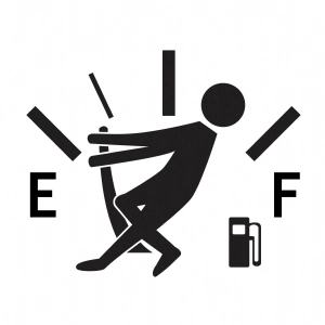 Gas Gauge Man SVG Cut File, Funny Gas Tank SVG Cut File Funny SVG