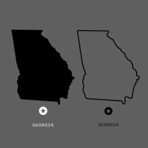Georgia Map Svg USA SVG