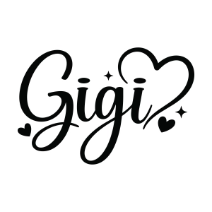 Gigi SVG with Heart