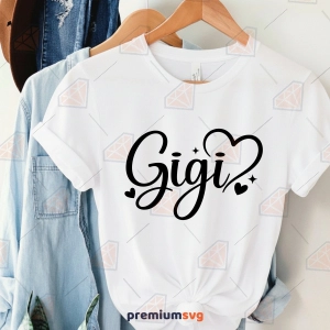 Gigi SVG with Heart