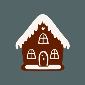 Gingerbread House SVG File Christmas SVG