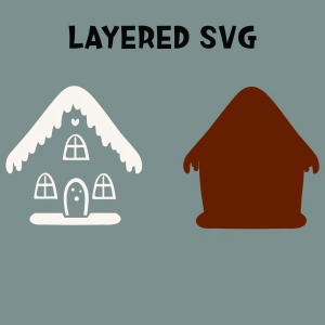 Gingerbread House SVG File Christmas SVG