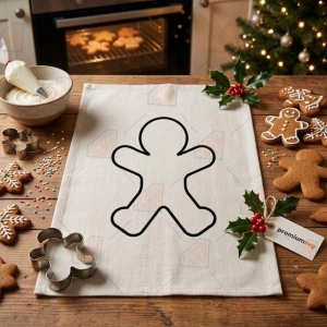 Gingerbread Outline SVG Download, Ornament Clipart SVG