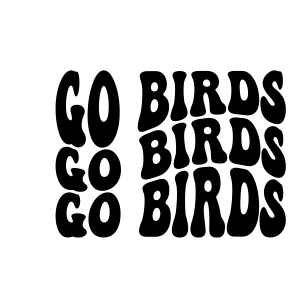 Go Birds SVG, Mascot SVG Cricut Design Football SVG