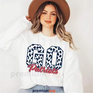 Go Patriots SVG, New England Patriots Football