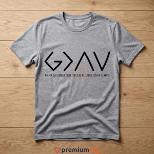 God Is Greater Than Highs and Lows SVG Vector