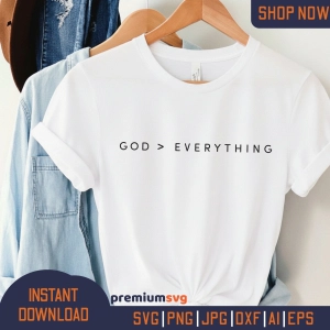 God Over Everything SVG