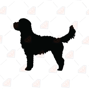 Goldendoodle Silhouette SVG