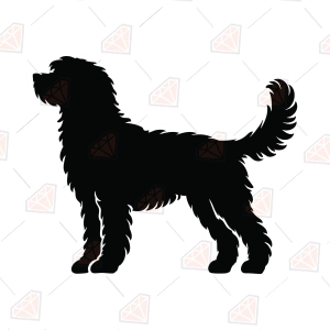 Goldendoodle Silhouette – Goldendoodle Dog SVG