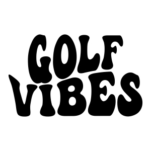 Golf Vibes SVG, Golf Player SVG Wavy Design Golf SVG