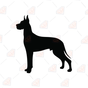 Great Dane Silhouette SVG