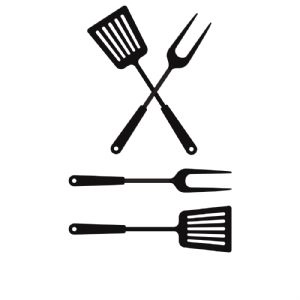 Grilling Utensils SVG Design File