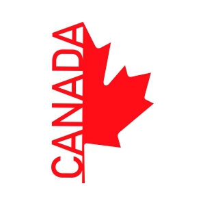 Half Maple Half Canada Text SVG, Maple Leaf Canada SVG Vector Files Flag SVG