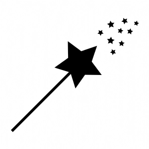 Halloweeen Star Wand SVG Cut Files, Magic Wand SVG Halloween SVG