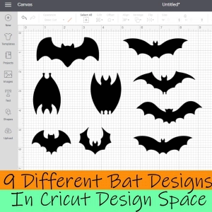 Halloween Bat Silhouette SVG, Bat Bundle Clipart Halloween SVG