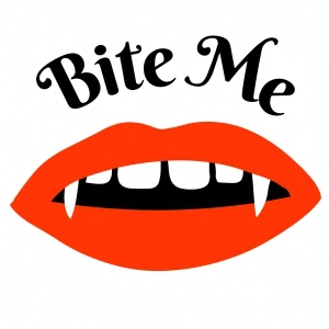 Halloween Bite Me Lips SVG, Bite Me SVG Instant Download Halloween SVG