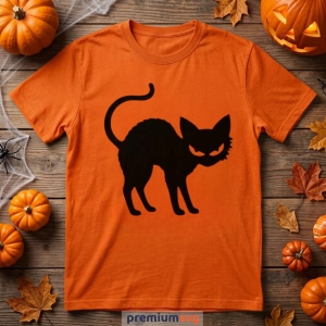 Halloween Cat SVG - Spooky Cat Cut File