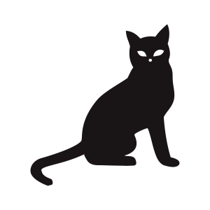 Free Cat Silhouette Icon SVG - Mediamodifier