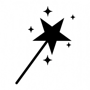 Halloween Star Wand SVG, Witch Wand SVG Instant Download Halloween SVG