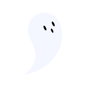 Halloween White Ghost SVG, Ghost SVG Instant Download Halloween SVG