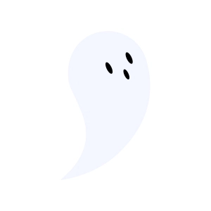 Halloween White Ghost SVG, Ghost SVG Instant Download Ghost SVG