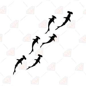 Hammerhead Shark SVG Clipart