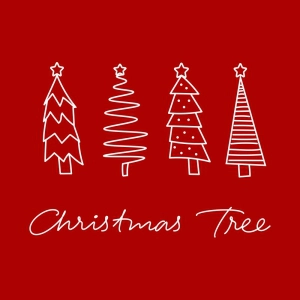 Hand Drawn Christmas Trees SVG for Shirt Christmas SVG