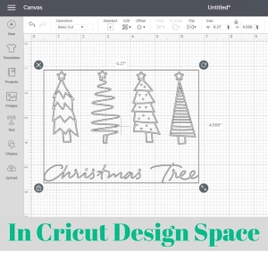 Hand Drawn Christmas Trees SVG for Shirt Christmas SVG