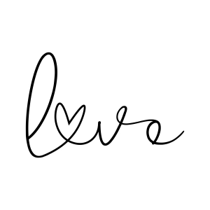 Hand Written Love SVG, Love with Heart SVG Clipart Valentine's Day SVG